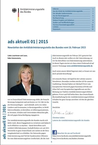 Cover ads aktuell 01/2015