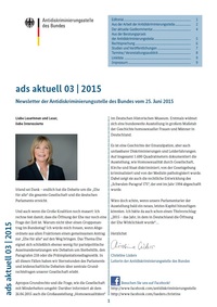 Cover ads aktuell 03/2015