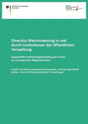 Cover der Expertise Diversity Mainstreaming in und durch Institutionen der öffentlichen Verwaltung