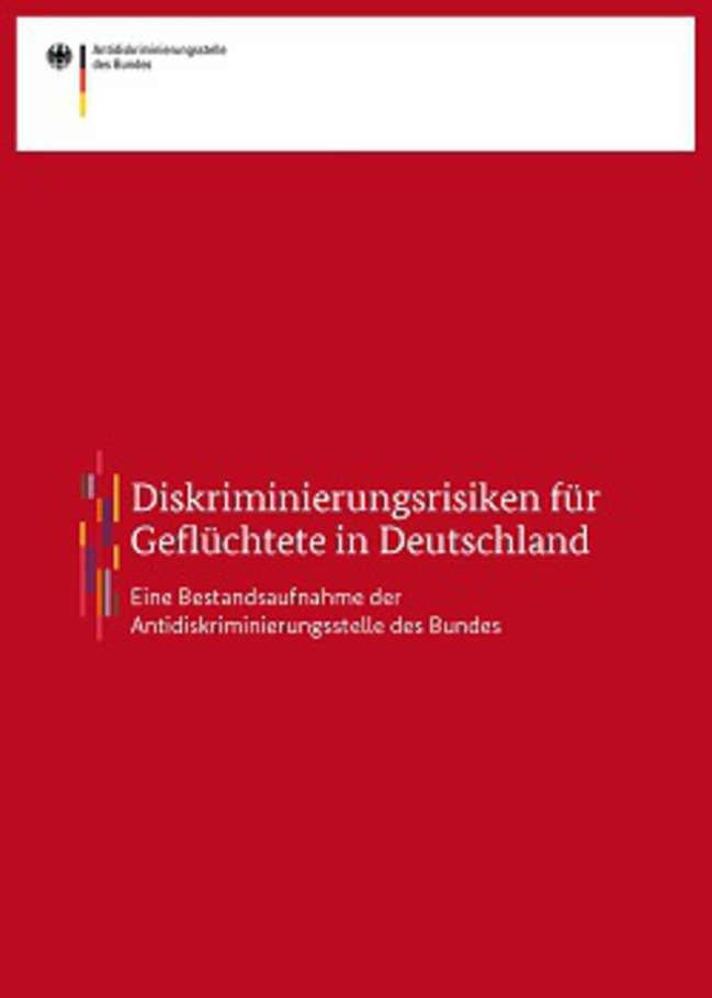 Cover "Diskriminierungsrisiken für Geflüchtete in Deutschland"