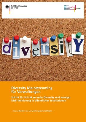Cover des Leitfadens Diversity-Mainstreaming für Verwaltungen