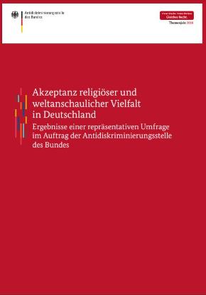 Cover der Umfrage "Akzeptanz religiöser und weltanschaulicher Vielfalt in Deutschland"