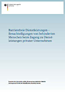 Cover der Expertise "Barrierefreie Dienstleistungen" Cover der Expertise "Barrierefreie Dienstleistungen"