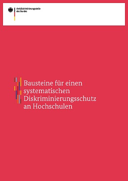 Cover Bausteine für einen systematischen Diskriminierungsschutz an Hochschulen