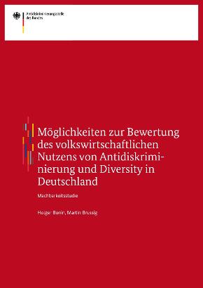 Möglichkeiten zur Bewertung des volkswirtschaftlichen Nutzens von Antidiskriminierung und Diversity in Deutschland Möglichkeiten zur Bewertung des volkswirtschaftlichen Nutzens von Antidiskriminierung und Diversity in Deutschland