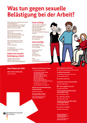 Was tun gegen sexuelle Belästigung bei der Arbeit? in Leichter Sprache Was tun gegen sexuelle Belästigung bei der Arbeit? in Leichter Sprache
