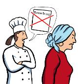 Bäckerei lehnt musli ische Person ab Bäckerei lehnt musli ische Person ab