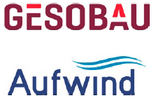Das offizielle Logo von GESOBAU AG und Aufwind e. V. Das offizielle Logo von GESOBAU AG und Aufwind e. V.