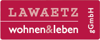 Das offizielle Logo von Lawaetz-wohnen&leben gGmbH Das offizielle Logo von Lawaetz-wohnen&leben gGmbH