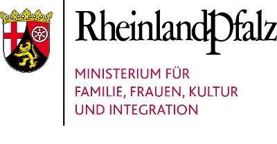 Das offizielle Logo vom Ministerium für Familie, Frauen, Kultur und Integration Rheinland-Pfalz