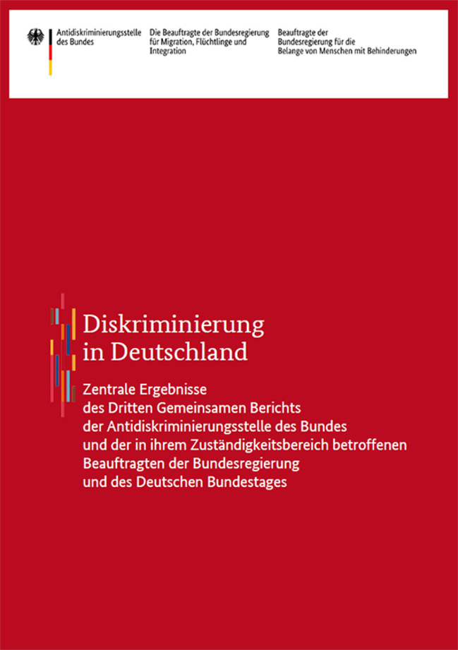 Titelbild des Pressehandouts "Zentrale Ergebnisse des Dritten Gemeinsamen Berichts an den Bundestag"