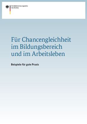 Cover Expertise "Für Chancengleichheit  im Bildungsbereich  und im Arbeitsleben"