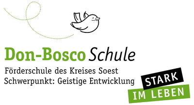 Logo: Don-Bosco Schule. Förderschule des Kreises Soest mit Schwerpunkt Geistige Entwicklung. Logo: Don-Bosco Schule. Förderschule des Kreises Soest mit Schwerpunkt Geistige Entwicklung.